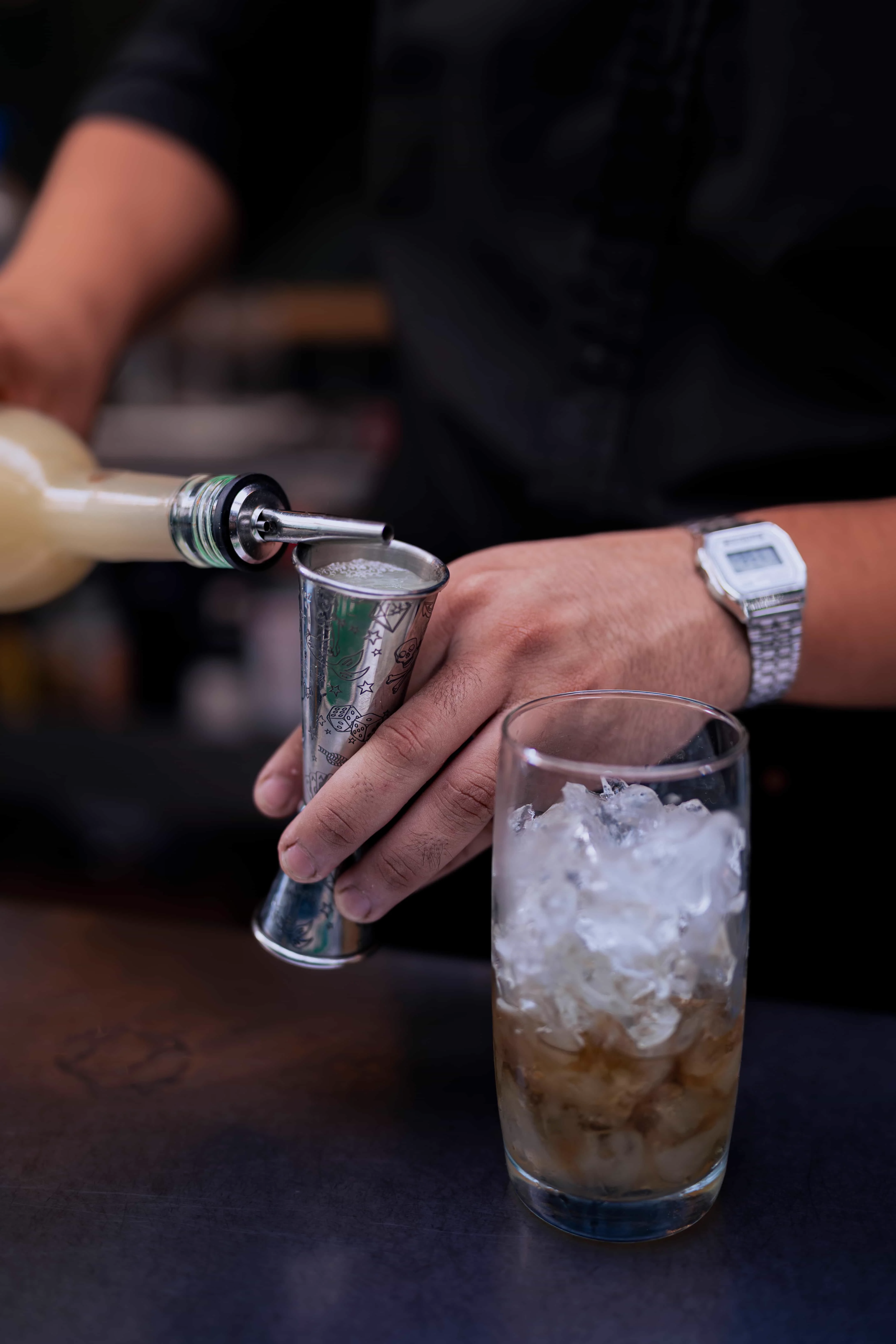Bartender en acción